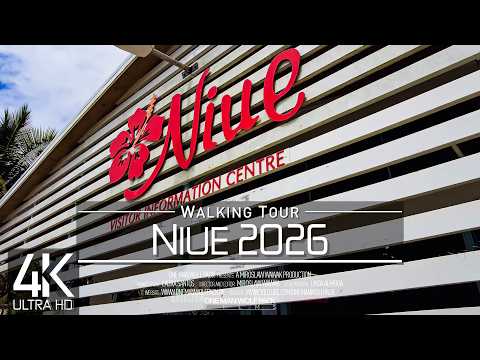 【4K 60fps】🇳🇺 VIRTUAL WALKING TOUR: 🚶 «Alofi - Niue 2026» 🎧 ORIGINAL SOUNDS 🚫 NO COMMENT 📺 ASMR UHD