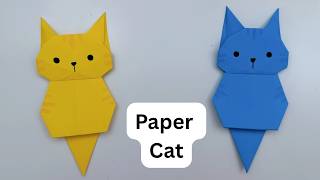 How To Make Easy Paper Cat For Kids / Nursery Craft Ideas / Paper Craft Easy / KIDS crafts