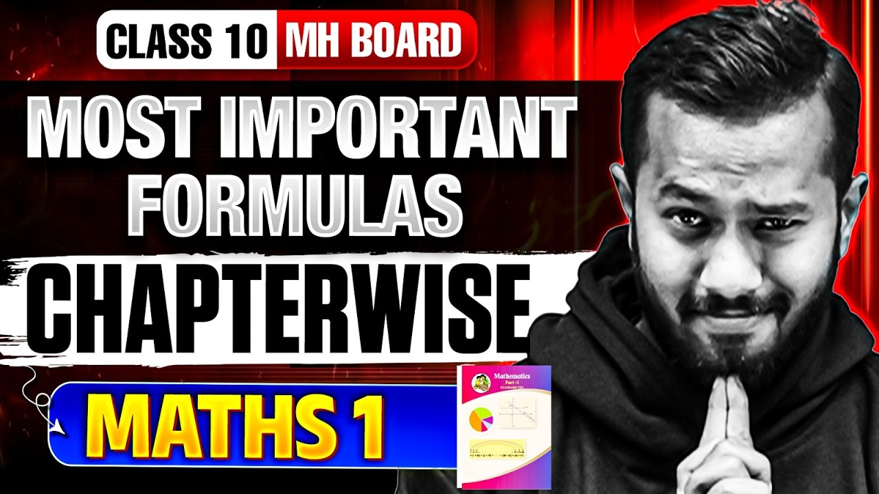 🔥6th March Maths 1 IMP FORMULAS class 10 2026 | SSC BOARDS 2026 | Arihan Sir |