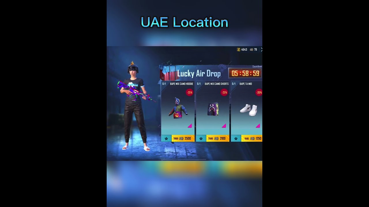Bape Set In LUCKY AIRDROP Shorts