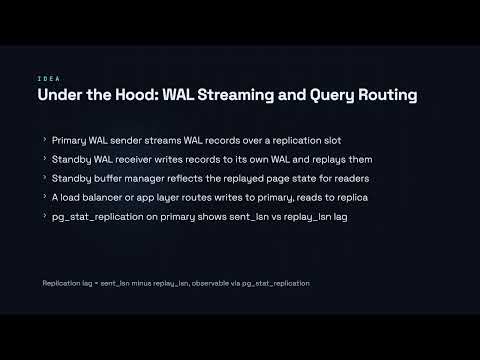 Read Replicas and Hot Standby - PostgreSQL for Developers
