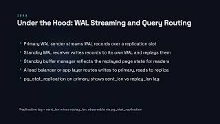 Read Replicas and Hot Standby - PostgreSQL for Developers