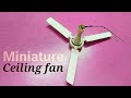 How to make a ceiling fan at home || Homemade DC ceiling fan Science project || 12 volt ceiling fan