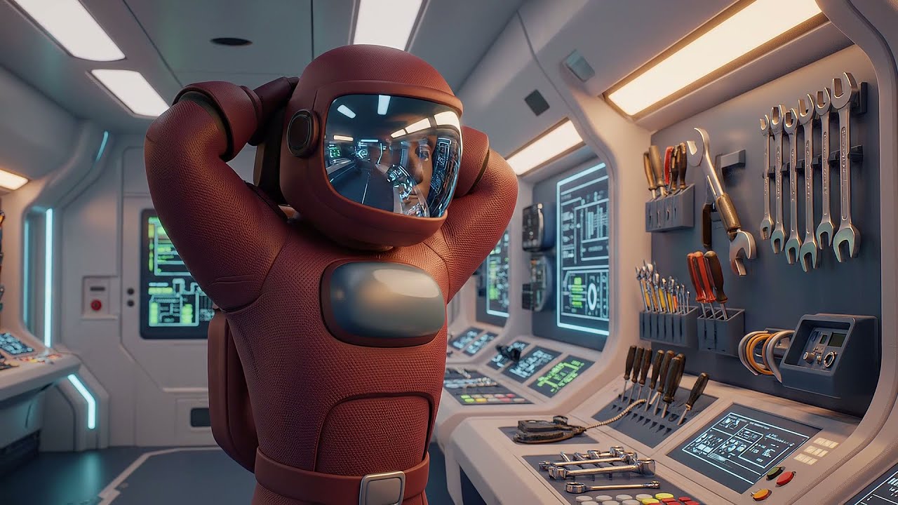 Among Us Maroon Crewmate Dropped All the Tools | Kids Songs & Nursery Rhymes