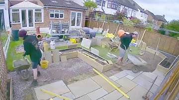 Garden Build - 4 Days in 2 Minutes (Garden Landscape Time-Lapse)