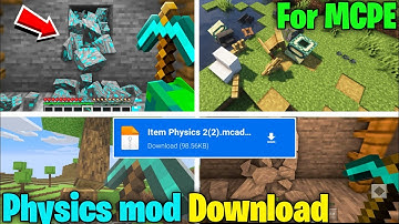 physics mod for minecraft pe | Physics mod minecraft pe mediafıre | Gaming zone