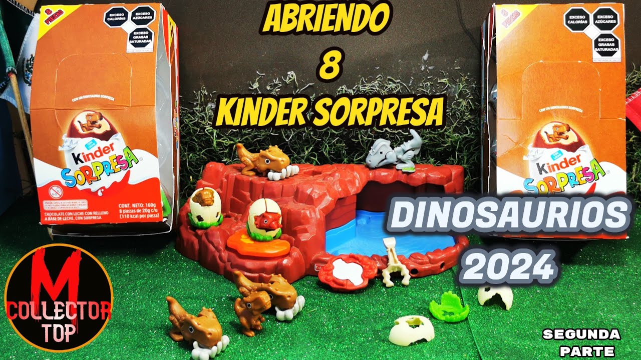 Abriendo Caja de Kinder Sorpresa Dinosaurio y Buscando los Faltantes ...