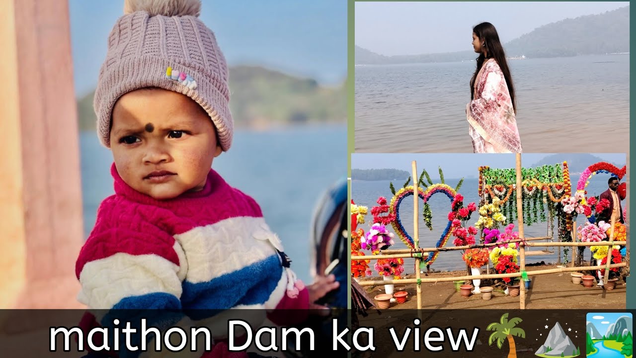 Maithon Dam ka view 🌴⛰️