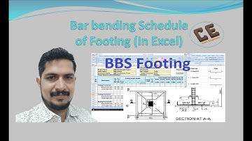 Bar Bending Schedule | BBS | Footing | how to make Excel sheet of BBS | Er. Raghvendra