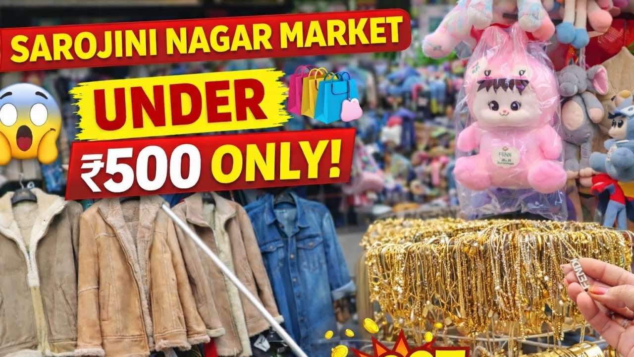 😱Itna Sasta Shopping?! ✨Delhi's Famous Sarojini Nagar Market 🛍️