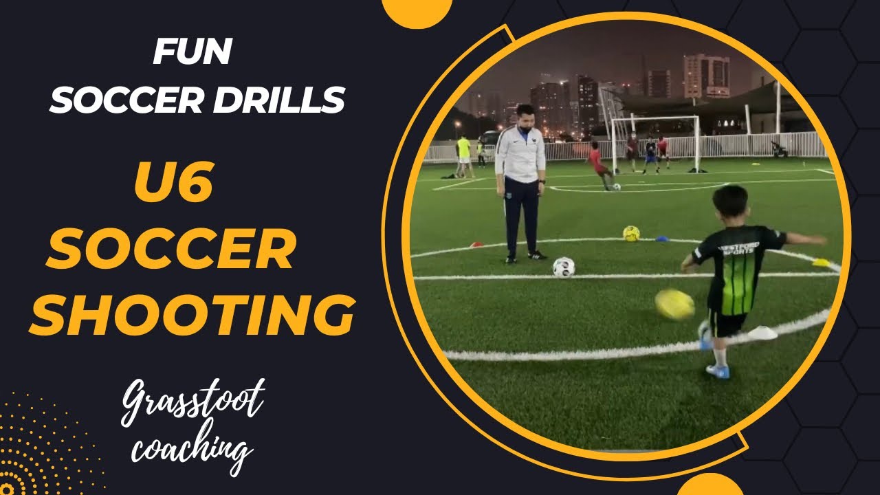 U6 Fun soccer shooting drills YouTube