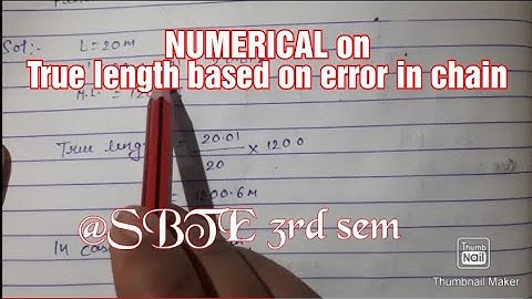 Unit-2:Chain and Cross staff survey| Part-6|Numerical