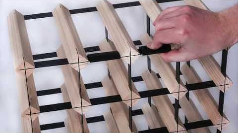 How to assemble: Mensolas Wine Rack