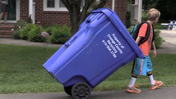 Position Your Solid Waste and Recycling Carts Properly