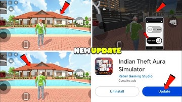 Indian Theft Aura Simulator New Update House Change+Night Mod Add Indian Theft Auto Simulator Update