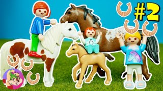 Familien Vogel på hestegården 🐴🤠 Farm Story Part 2 | Playmobil Film