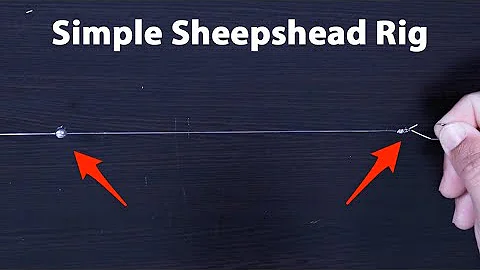 The SIMPLEST Sheepshead Rig (Perfect For Fishing Heavy Structure & Sight Fishing)