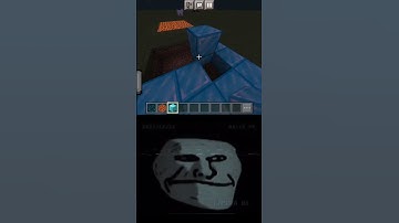 Minecraft logic troll face Minecraft blue magma block #shivamkorigaming #minecraft #minecraftshorts