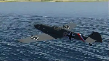 IL2 Cliffs of Dover skipbombing BF109E3B SC250 Full Real