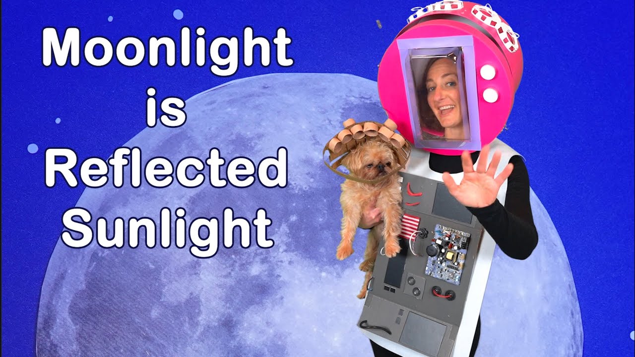 Moonlight is Reflected Sunlight Lesson for Kids