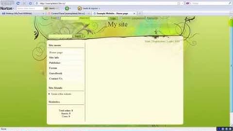 How to make a website with uCoz