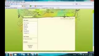How to make a website with uCoz