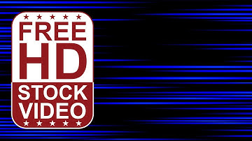 Free Stock Videos - abstract blue lines moving on black background 2D animation