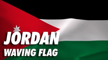 Jordan Waving Flag Animation 4K Moving Wallpaper Background