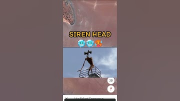 🤯😰#found 😱🥵siren head found on google map #trendingshorts #maps #google #googlemaps