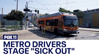 Metro drivers stage 'sick out' in wake of recent attacks on bus operators