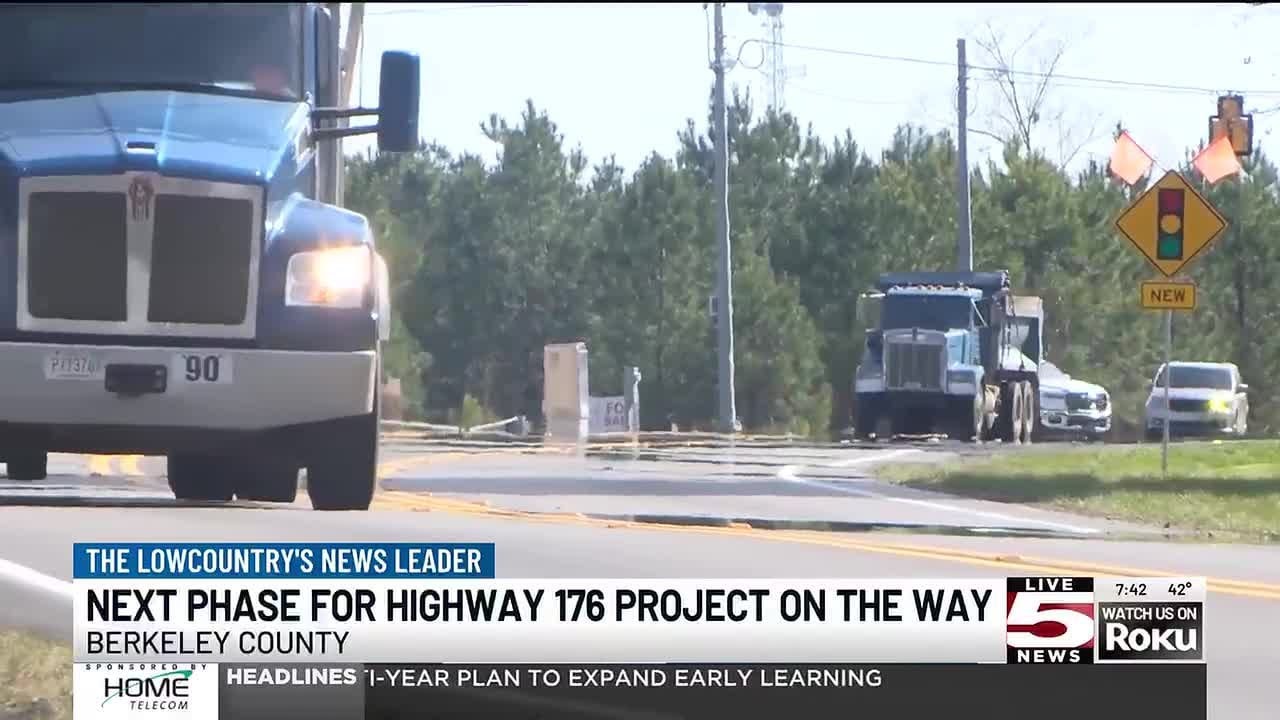 VIDEO: Berkeley County begins second phase of U.S. Highway 176 construction