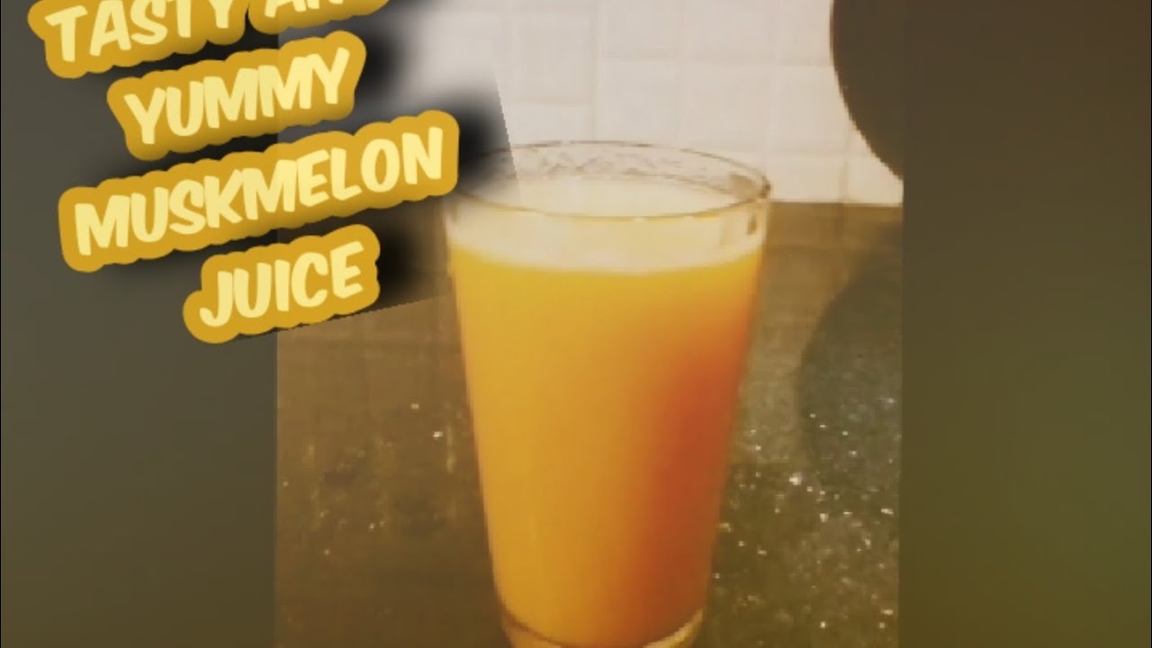 MUSKMELON JUICE FOR SUMMER ll FOOD WONDERS YouTube