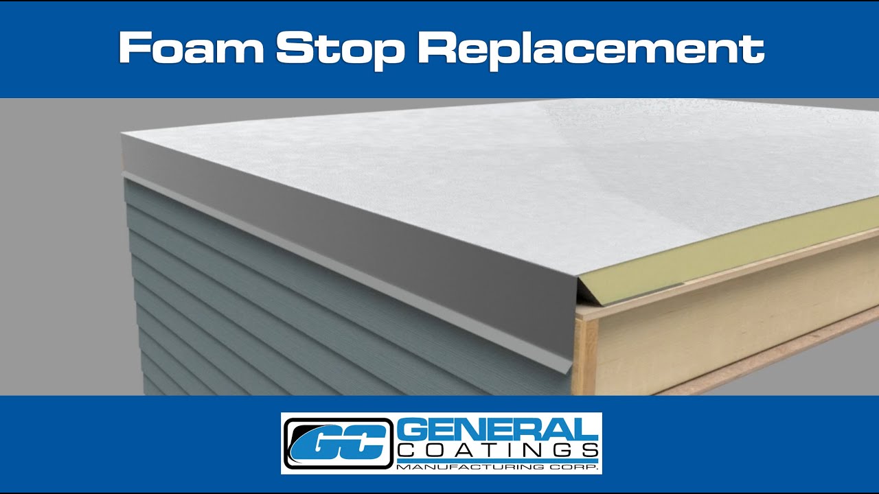 Spray-Foam Roof Detail - Foam stop replace - YouTube