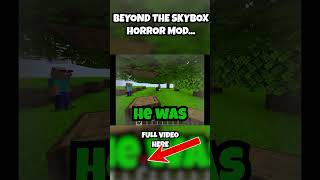 Im CANCELLED whilst playing Minecraft's Horror Mod - Beyond the skybox #minecraft #minecrafthorror