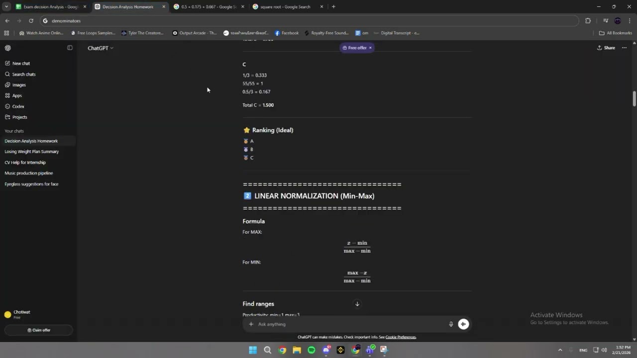 Decision Analysis - Part 1
