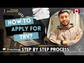 How to apply trv temporary resident visa after getting work permit  step by step process