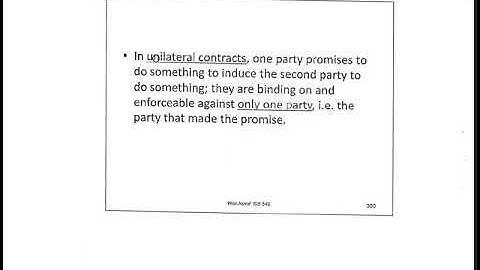 ISB 542 (Topic 5) Classification of contract-Part 1/6