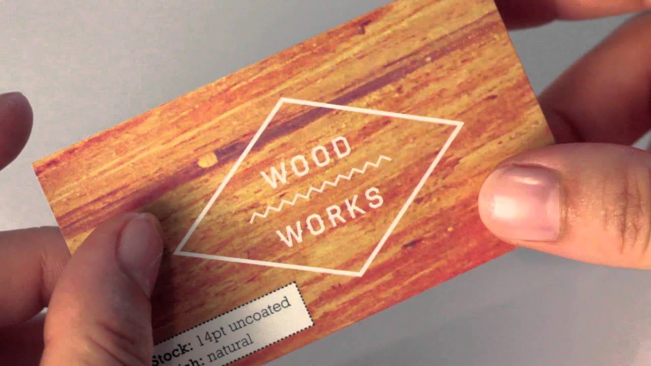 uncoated natural business cards youtube