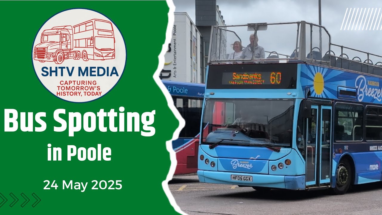 Buses in Poole 24 May 2025