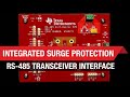 Integrated surge protection for RS-485 communications