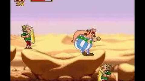 Asterix & Obelix Snes Hard Mode Walkthrough Act 13 The Desert