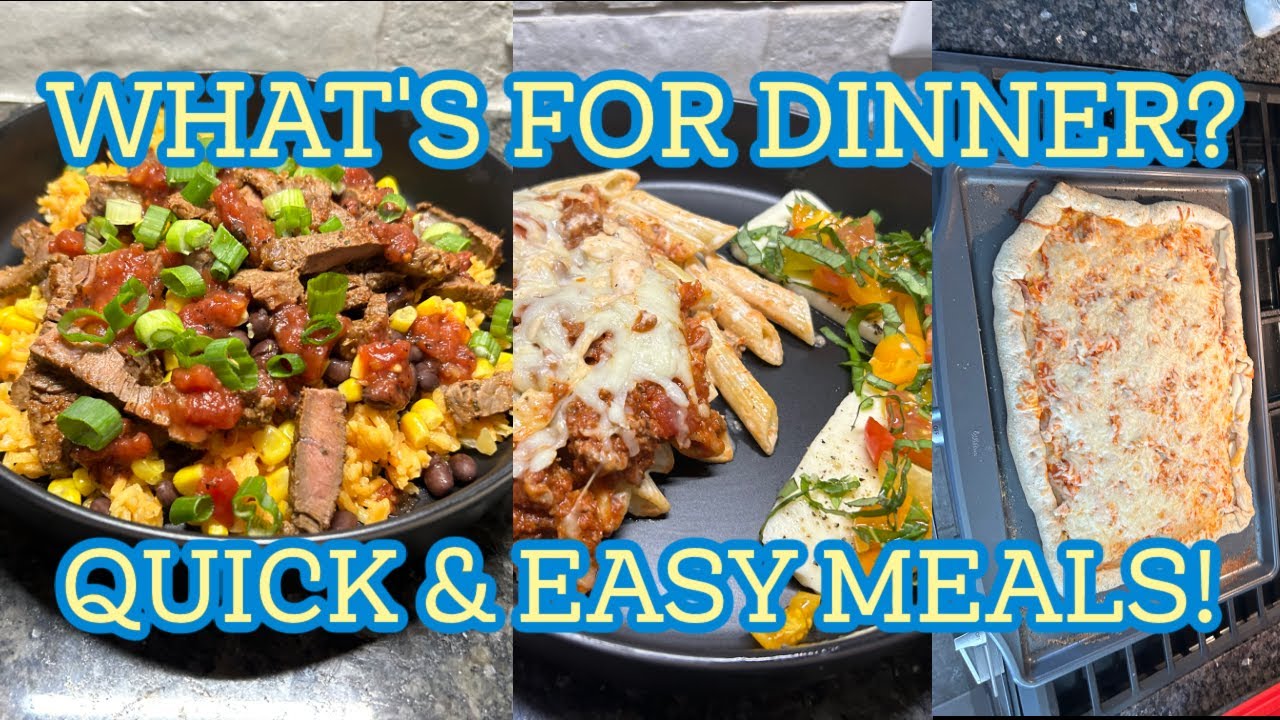 QUICK AND EASY DINNERS LOW SPEND DINNERS CHEAP DINNER IDEAS YouTube