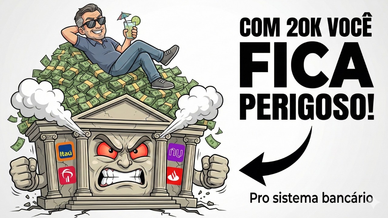 Por que Bancos TÊM MEDO de quem junta R$ 20 mil reais?