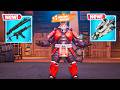 SAMURAI BAYMAX vs ALL NEW BOSSES &amp; NEW! MYTHIC'S CHALLENGE ( NEW! Fortnite Chapter 7 Season 1 )