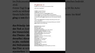 Gehen um +akk #deutschkurs #vocabulary #wortschatz #germanlanguage #study #learn #german #dari
