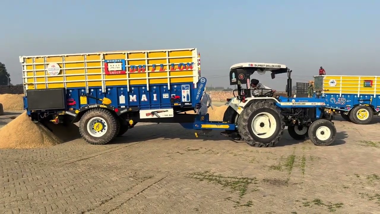 ਮੰਡੀ ਨੂੰ ਨਵਾਂ ਟਰੈਕਟਰ 🚜// ਗੱਠਾ ਦਾ ਕੰਮ ਵੀ ਨਾਲ ਦੀ ਨਾਲ