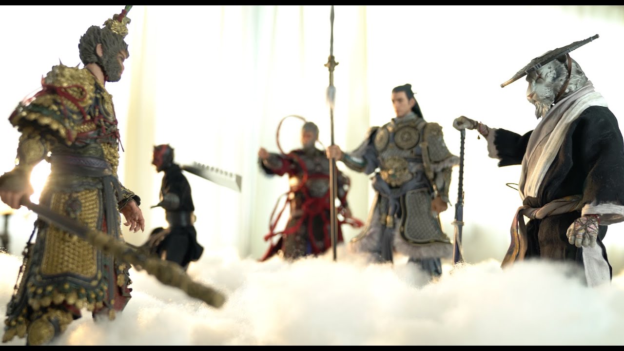 InArt Black Myth Wu Kong 1/6 figure review 黑神话孙悟空- YouTube