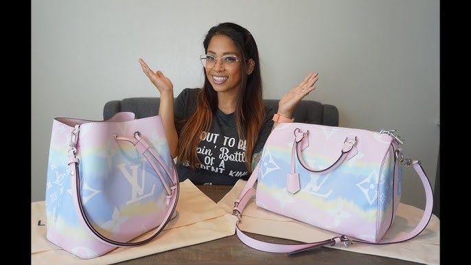 Louis Vuitton Summer 2020 ESCALE collections Speedy 30 Pastel PINK unboxing  #louisvuittonescale 