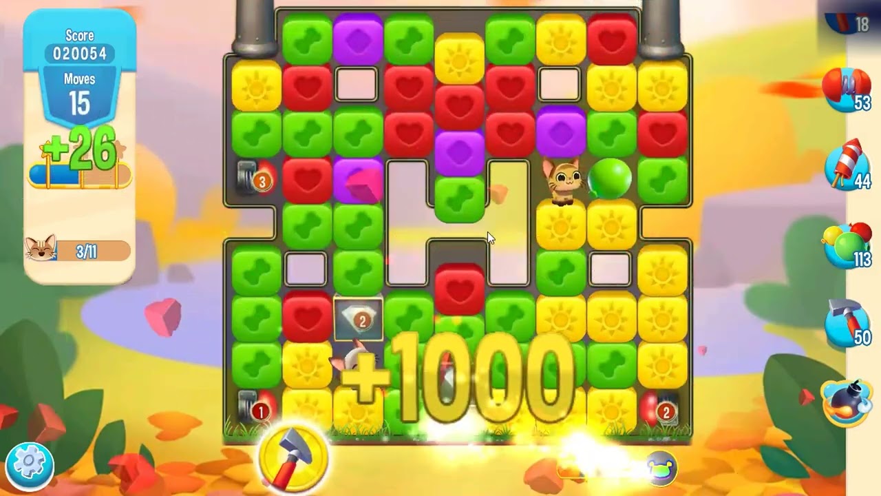 Pet Rescue Saga Level 9191 - NO BOOSTERS | SKILLGAMING ✅