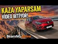 KAZA YAPARSAM VİDEO BİTER! 😱 (Renault Clio İle Otoyol Cehennemi)│ Beam.ng Drive